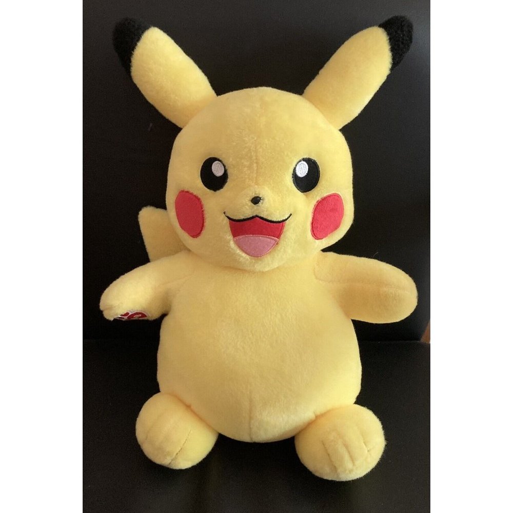 Build A Bear Pokémon Pikachu Plush Stuffed Animal Toy 17” Says “I Love You”
